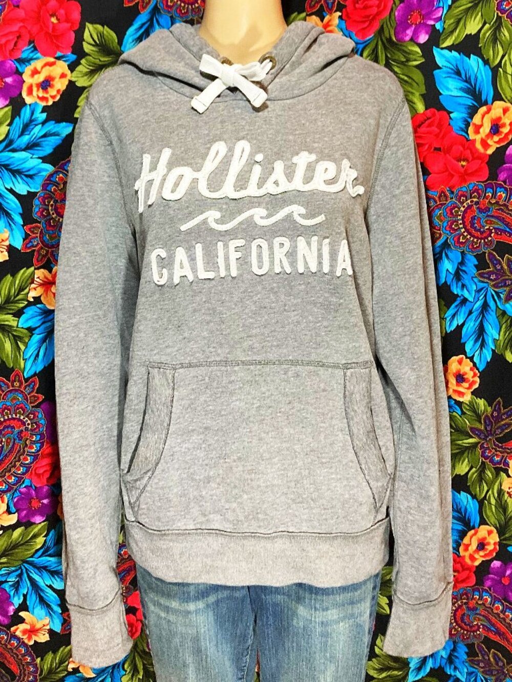 WOMEN'S HOLLISTER CALIFORNIA HOODIE SWEATSHIRT JUNIOR'S SIZE XL